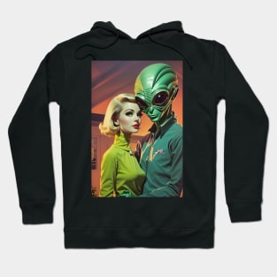 Alien Retro Love Hoodie